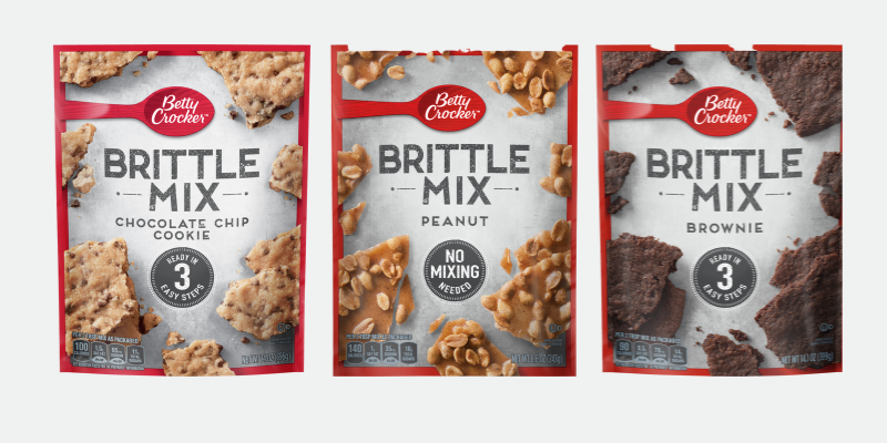 Betty Crocker brittle mix packaging