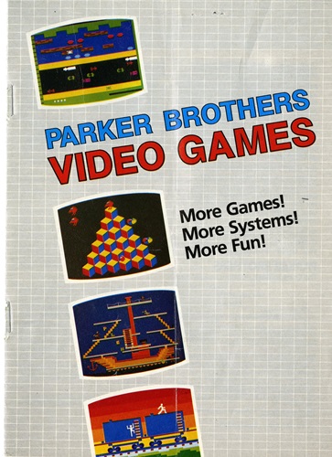 Parker Brothers video games promotion
