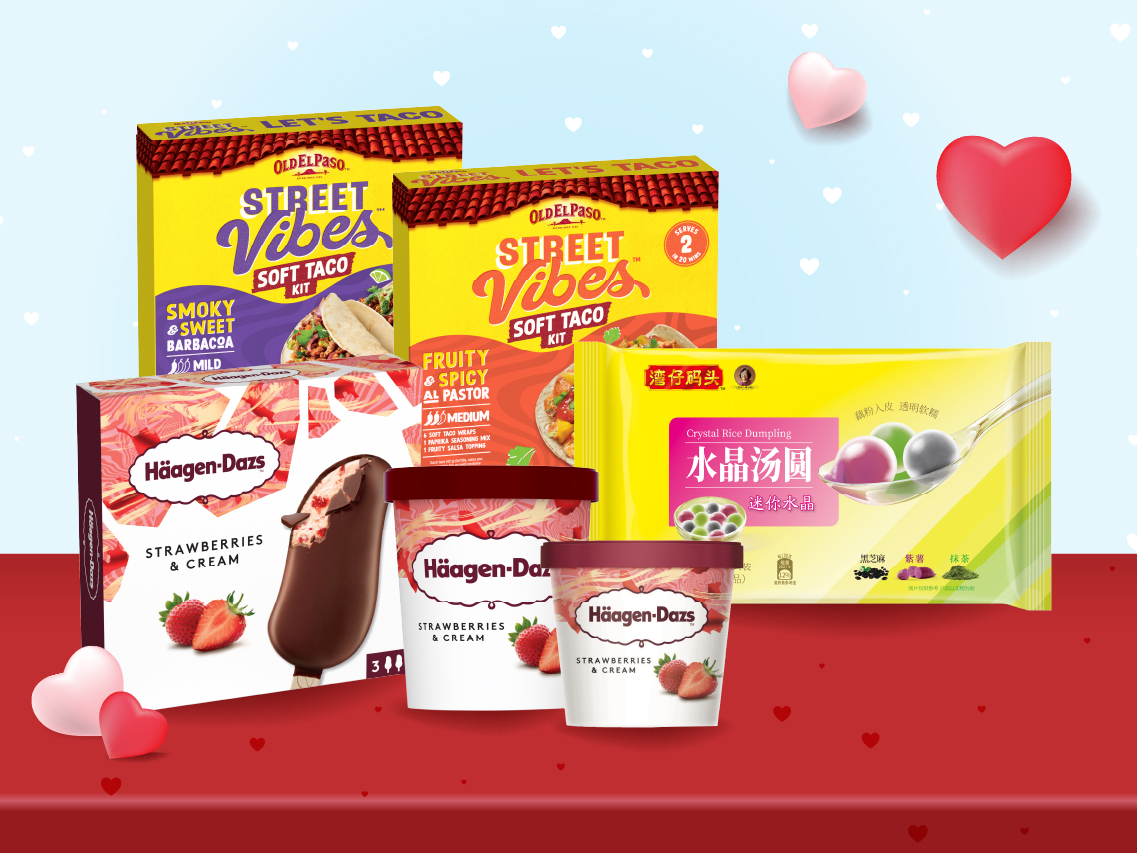 General Mills International products including Old El Paso Street Vibes Soft Taco Kits, Wanchai Ferry Crystal Tangyuan and Häagen-Dazs Ice Cream