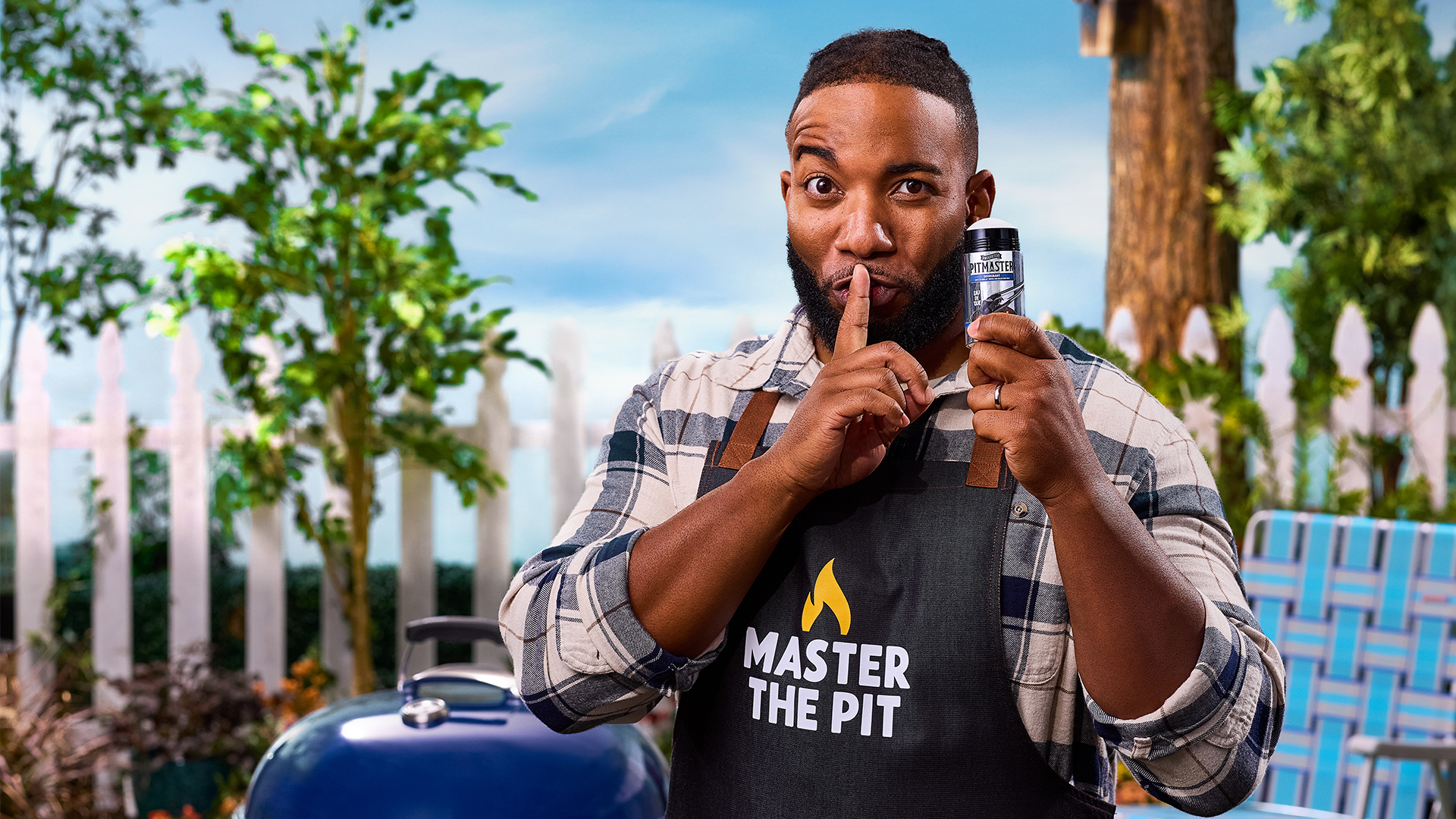 Master the pit with the Progresso Pitmaster Pit Kit featuring Pitmaster Deodorant and soup for the smells and taste of the grill.